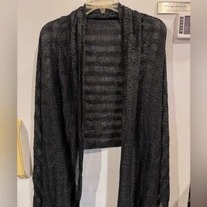 Wrap, black & silver